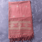 ROSEWOOD RHAPSODY – Handwoven Eri Silk Stole