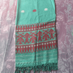 AQUA GROVE – Handwoven Eri Silk Stole