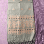 SILVER MEADOWS – Handwoven Eri Silk Stole