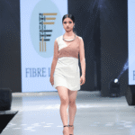 The Symmetrical Weave Dress – A Fusion of Handloom Art and Modern Design