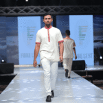 The Crimson Collar Shirt – Handloom Silk Shirt with a Contrast Placket