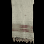 EBONY DIAMONDS – Handwoven Eri Silk Stole